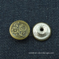 old brass vintage classic remove buttons for jeans jacket